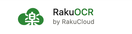 RakuOCR by RakuCloud